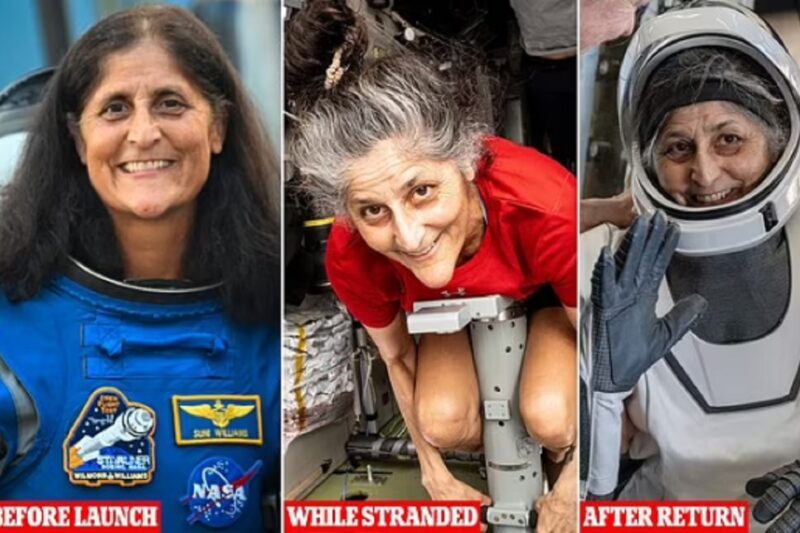 Sunita Williams looks likes she s aged: புவி ஈர்ப்பு விசை இல்லாததால் முதியவர் தோற்றத்தில் சுனிதா