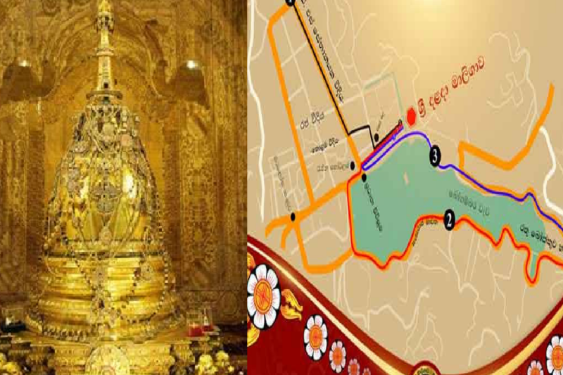புனித பல் ஆலயத்தில் பக்தர்கள் நுழைய புதிய வழித்தடங்கள் உருவாக்கம்