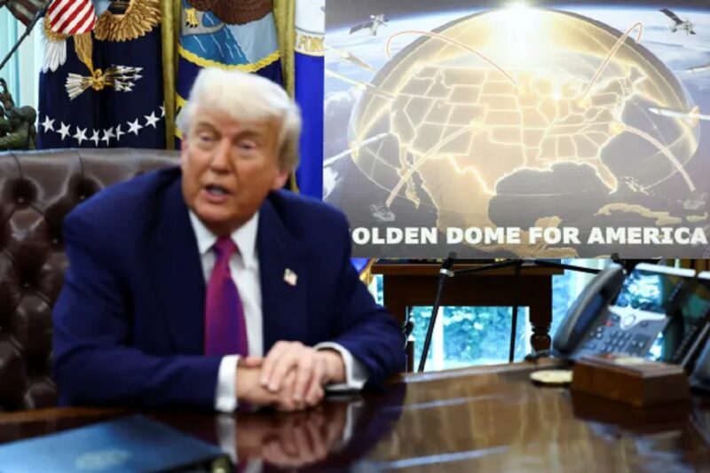 அமெரிக்காவை பாதுகாக்க  ‘Golden Dome’: 130பில்லியன் அமெரிக்க டாலரில் பாதுகாப்பு கோட்டை !
