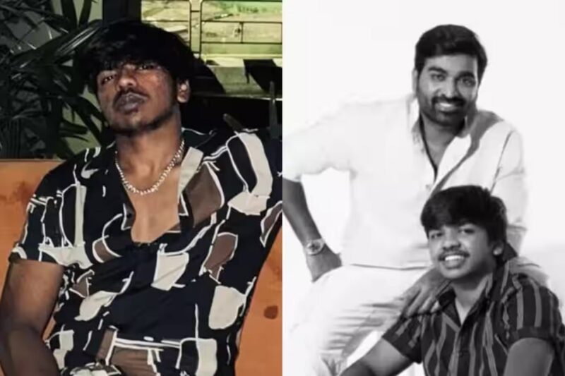 ரவுடி போல காட்சி தரும் விஜய் சேதுபதியின் மகம் சூர்யா சேதுபதி !