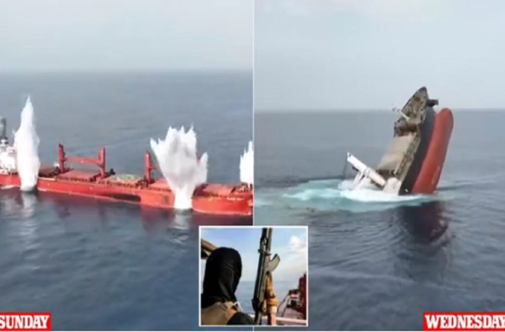 இரண்டாவது கப்பலை மூழ்கடித்த ஹவுத்திகள்: கப்பல்கள் செல்வது இடை நிறுத்தம்