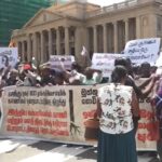 திருகோணமலை காணிப் பிரச்சினை: ஜனாதிபதி செயலகம் முன் ஆர்ப்பாட்டம்!