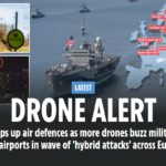 NATO தளங்களைச் சுற்றும் மர்ம டிரோன்கள்! – ரஷ்யாவின் “நிழல் கடற்படை” மீதான சந்தேகம்!