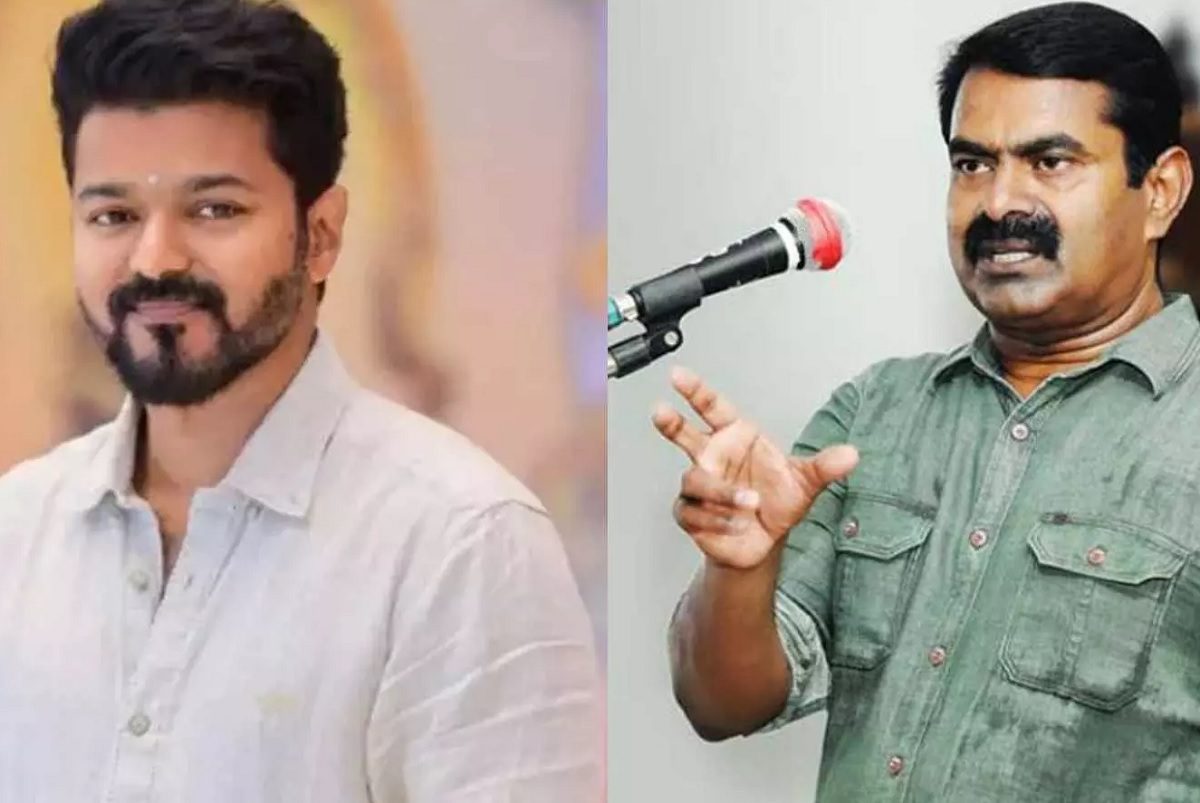 விஜயை எதிர்த்து பேச திமுக விடம் 100 கோடி வாங்கிய சீமான்: சபரேஷ் சீமான் சந்திப்பு !