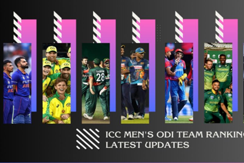 ICC கிரிக்கெட்  ஆண்கள் ஒருநாள் தரவரிசை விபரங்கள் (சமீபத்தியப் புதுப்பிப்பு) (LATEST)