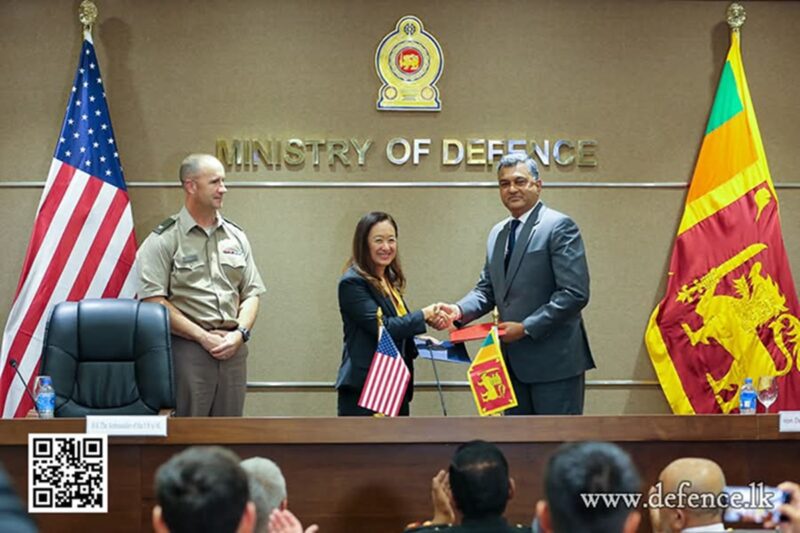 இலங்கை – அமெரிக்கா இடையே முக்கிய பாதுகாப்பு புரிந்துணர்வு ஒப்பந்தம் கையெழுத்து!