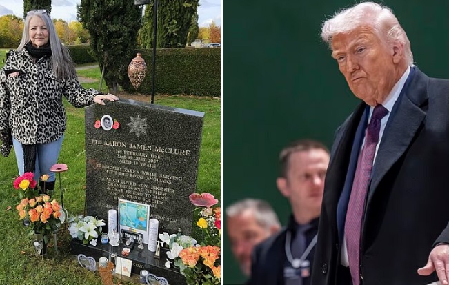 நக்கல் பேச்சுக்கு மன்னிப்பு கேள்: மகனை இழந்த தாய் டிரம்ப் மீது ஆவேசம் ! வெடிக்கும் புதிய சர்ச்சை - Image 1 நக்கல் பேச்சுக்கு மன்னிப்பு கேள்: மகனை இழந்த தாய் டிரம்ப் மீது ஆவேசம் ! வெடிக்கும் புதிய சர்ச்சை - Image 1