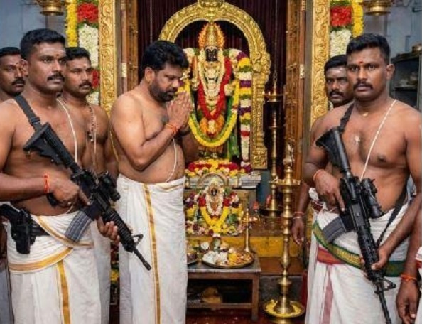 அனுரா துப்பாக்கி தாரிகளோடு மூலஸ்தானம் சென்றாரா ? FACT CHECK !