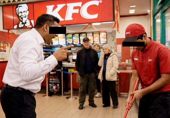 இந்திய தமிழனை “அடிமை” என அழைத்த ஈழத்து KFC-Manager : £67,000 அபராதம் !