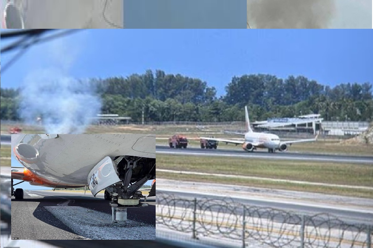 தாய்லாந்தின் புக்கெட் விமான நிலையத்தில் ஏர் இந்தியா எக்ஸ்பிரஸ் விமானம் விபத்து - Image 1 தாய்லாந்தின் புக்கெட் விமான நிலையத்தில் ஏர் இந்தியா எக்ஸ்பிரஸ் விமானம் விபத்து - Image 1