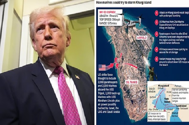 ஈரானின் எண்ணெய் எனக்கு வேண்டும் :50,000 அமெரிக்கப் படைகள் குவிப்பு!