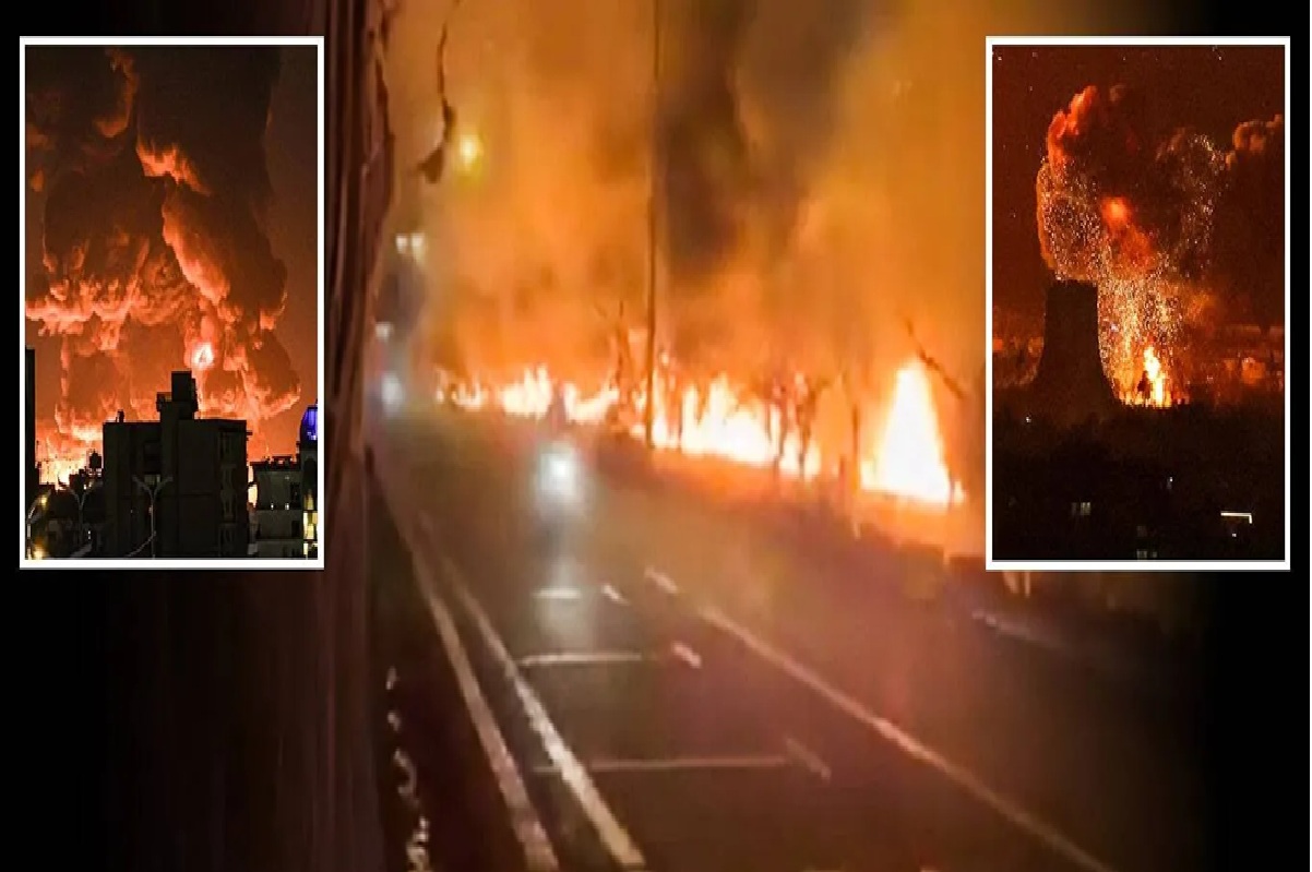 தெஹ்ரானில் எண்ணெய் கிடங்குகள் மீது தாக்குதல்: நச்சு மழை எச்சரிக்கையால் மக்கள் அச்சம் - Image 1 தெஹ்ரானில் எண்ணெய் கிடங்குகள் மீது தாக்குதல்: நச்சு மழை எச்சரிக்கையால் மக்கள் அச்சம் - Image 1