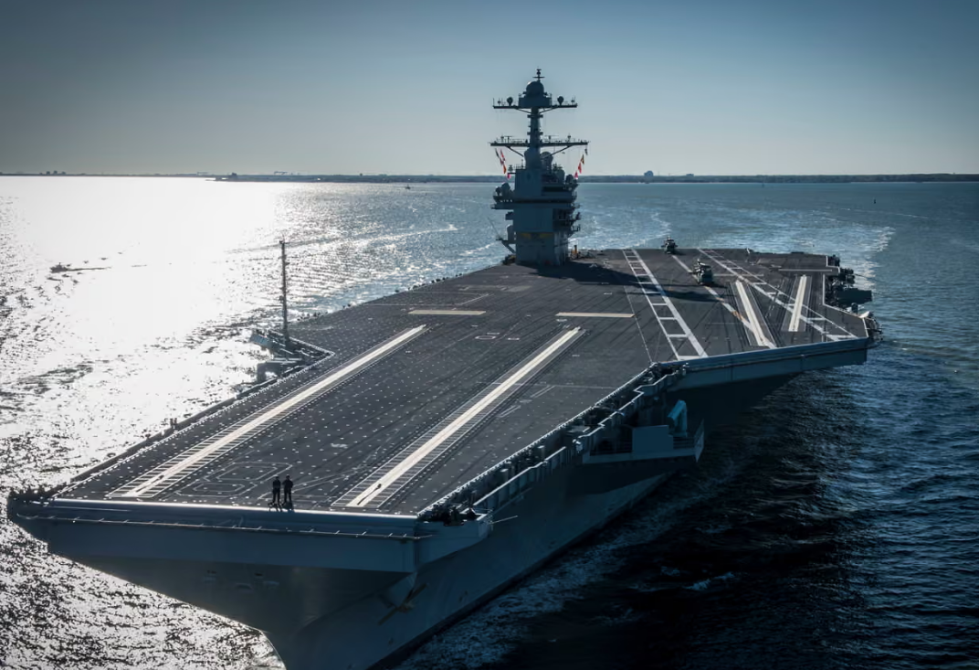 ஈரானுக்கு ட்ரம்ப் விடுத்த கடும் எச்சரிக்கை: மத்திய கிழக்கு பகுதிக்குச் செல்கிறது உலகின் மிகப்பெரிய போர்க்கப்பல்! - Image 1 ஈரானுக்கு ட்ரம்ப் விடுத்த கடும் எச்சரிக்கை: மத்திய கிழக்கு பகுதிக்குச் செல்கிறது உலகின் மிகப்பெரிய போர்க்கப்பல்! - Image 1