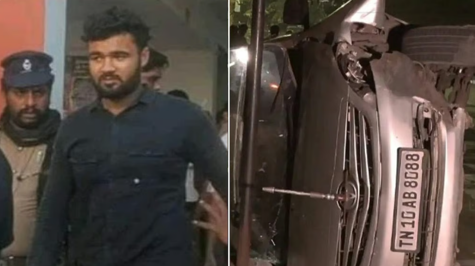 நள்ளிரவில் கவிழ்ந்த கார்! – நடிகர் மன்சூர் அலிகான் மகன் அதிர்ஷ்டவசமாக உயிர் தப்பினார்: நுங்கம்பாக்கத்தில் பரபரப்பு.