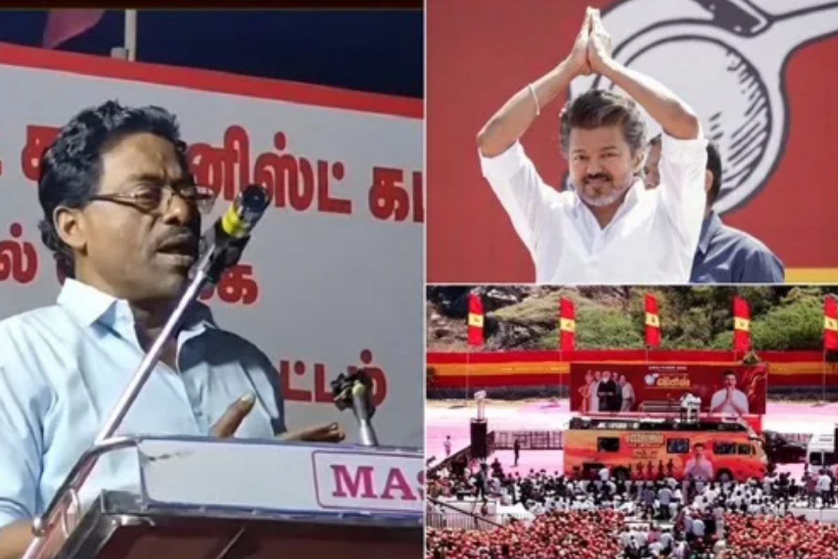 “எமன் ஏறும் எருமை மாடு..” – விஜய்யின் பிரச்சார வாகனத்தை சாடிய மதுக்கூர் ராமலிங்கம்