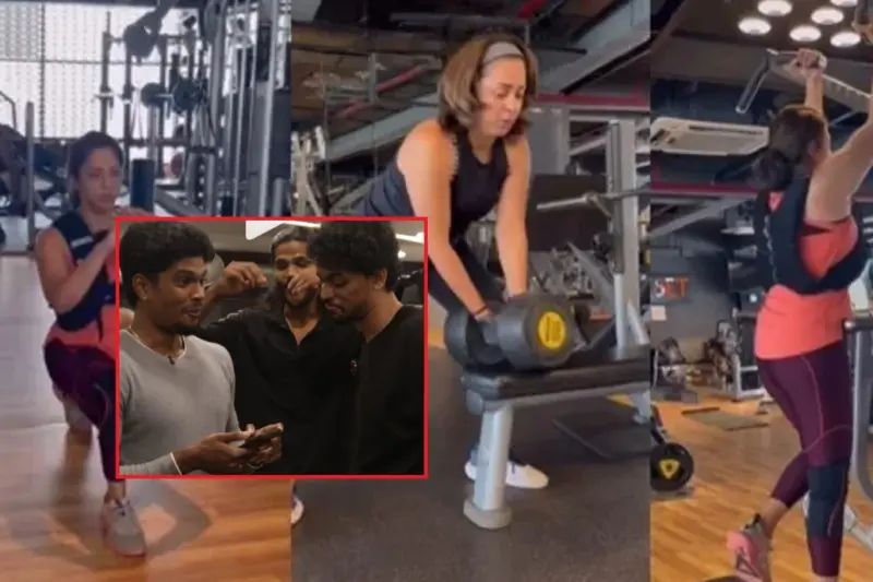 “இதெல்லாம் ஓவர்” என கம்பு சுற்றும் ஜிம் ட்ரெய்னர்கள்! ஜோதிகாவின் புகைப்படம் வைரல் !