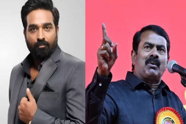 தம்பி விஜய் சேதுபதியை வசைபாடுவதா? தவெக-வினருக்குப் பாய்ந்த சீமான் கண்டனம்; அரசியல் களம் சுடசுட!