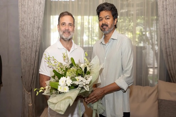 சென்னையில் ராகுல் காந்தி – முதலமைச்சர் விஜய் சந்திப்பு: அரசியல் வட்டாரத்தில் பரவும் விவாதங்கள்