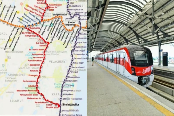 மாதவரம் – சோழிங்கநல்லூர் மெட்ரோ பாதை: சாலை சீரமைப்புப் பணிகள் குறித்து சென்னை மெட்ரோ நிர்வாகம் விளக்கம்